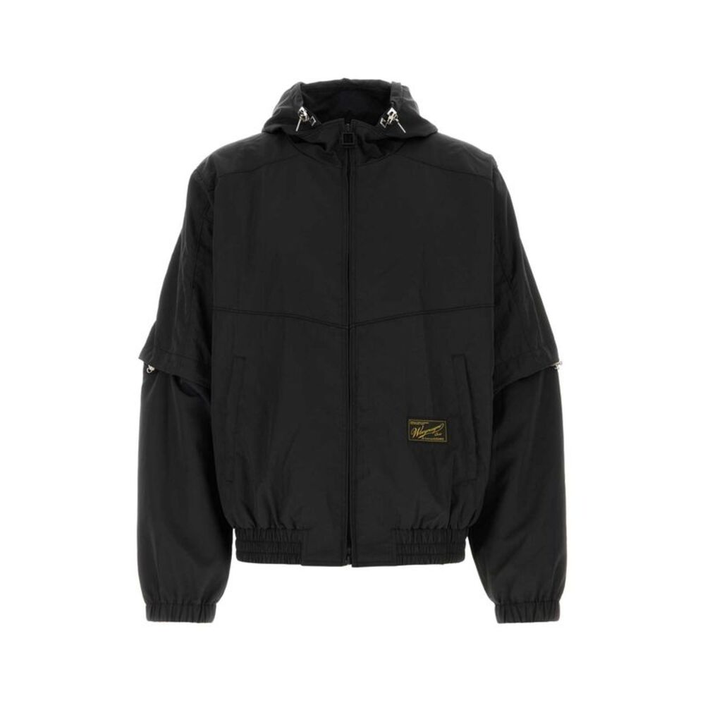 Wooyoungmi Men Black Nylon Windbreaker